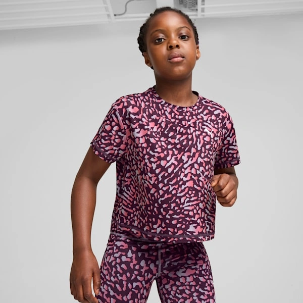 PUMA Tog Favoritter: Kort T-skjorte for Store Barn. Lokkende Design og Fantastisk Komfort!